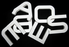 3D PVC Buchstaben Tiefe 19 mm naturbelassen Höhe 201 - 250 mm